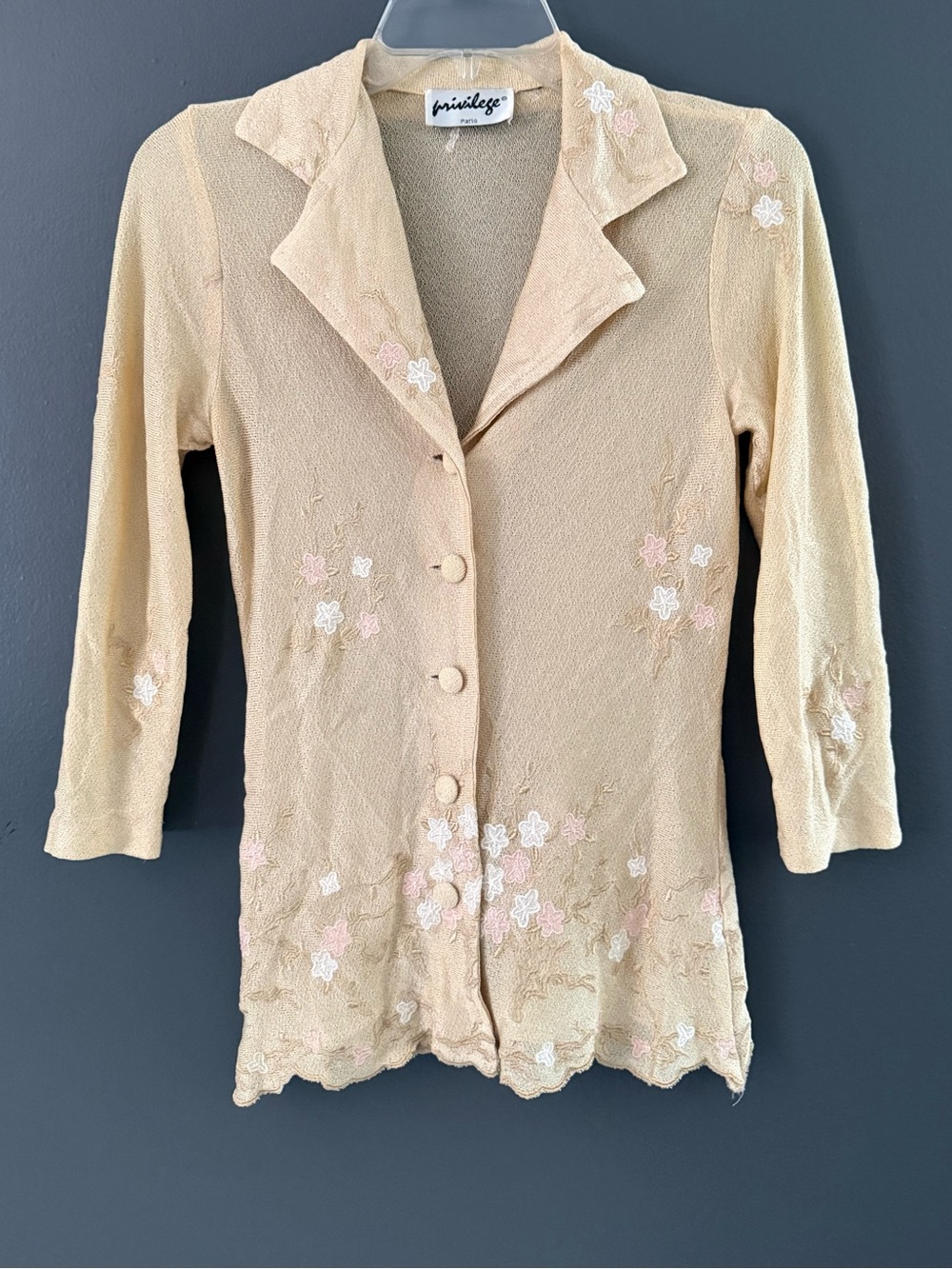Vintage Privilege Paris Top - Picture 1 of 2